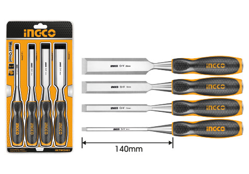 4 Pcs Wood Chisel Set